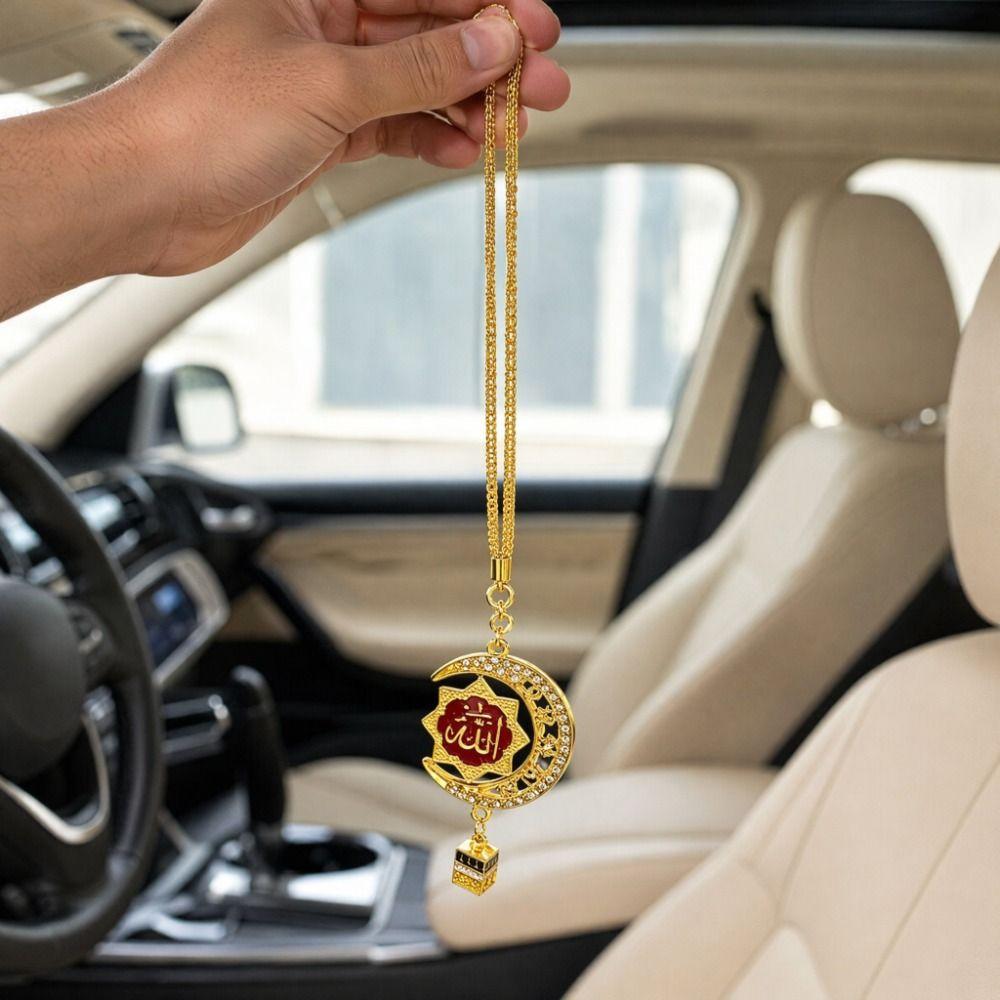 Ornamente Exquisite pentru Interiorul Vehiculelor Ornamente Premium pentru Mașini Agățate Ornament Islamic pentru Mașină Halloween