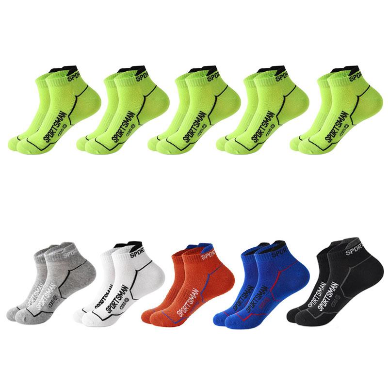 6/10 Pairs Men Socks Autumn And Winter Socks Sports Mesh Running Socks Wicking Sweat Deodorant Short Socks Casual Cotton Socks