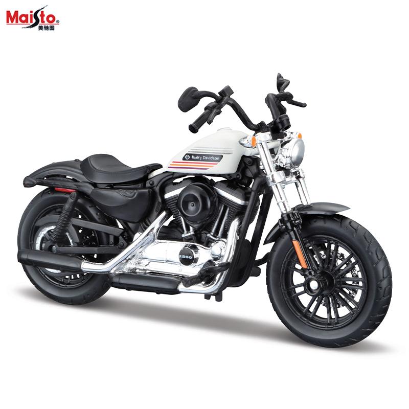 Maisto 1:18 Harley-Davidson Motorcycle 2009 FXDFSE CVO Fat Bob Alloy Motorcycle Model Toy Car Collection