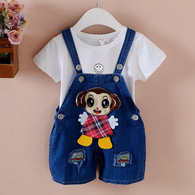 Children's Wear Children's Trousers Baby Children's Overalls Jeans Baby Summer Shorts