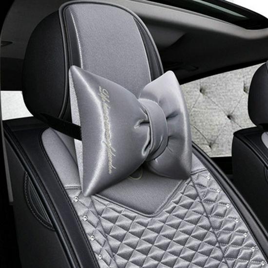 Car Headrest Cartoon Pillow – Goddess Lady Waist Cushion & Support