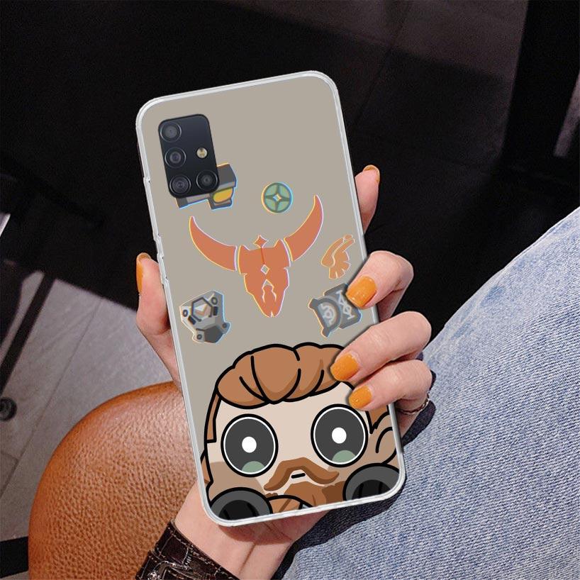 Game Valorant Cute Phone Case For Samsung Galaxy A52 A32 A22 A12 A51 A31 A50S A30S A20S A10S Note 20 Ultra 10 Plus S10 A72 A71 G