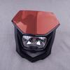 Red Motorcycle 12V Dirt Bike Front Headlight Headlamp With Fairing H4