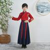 Traditional Hanfu Boys' Sinology Outfit: Ancient Costume for Primary School Performances