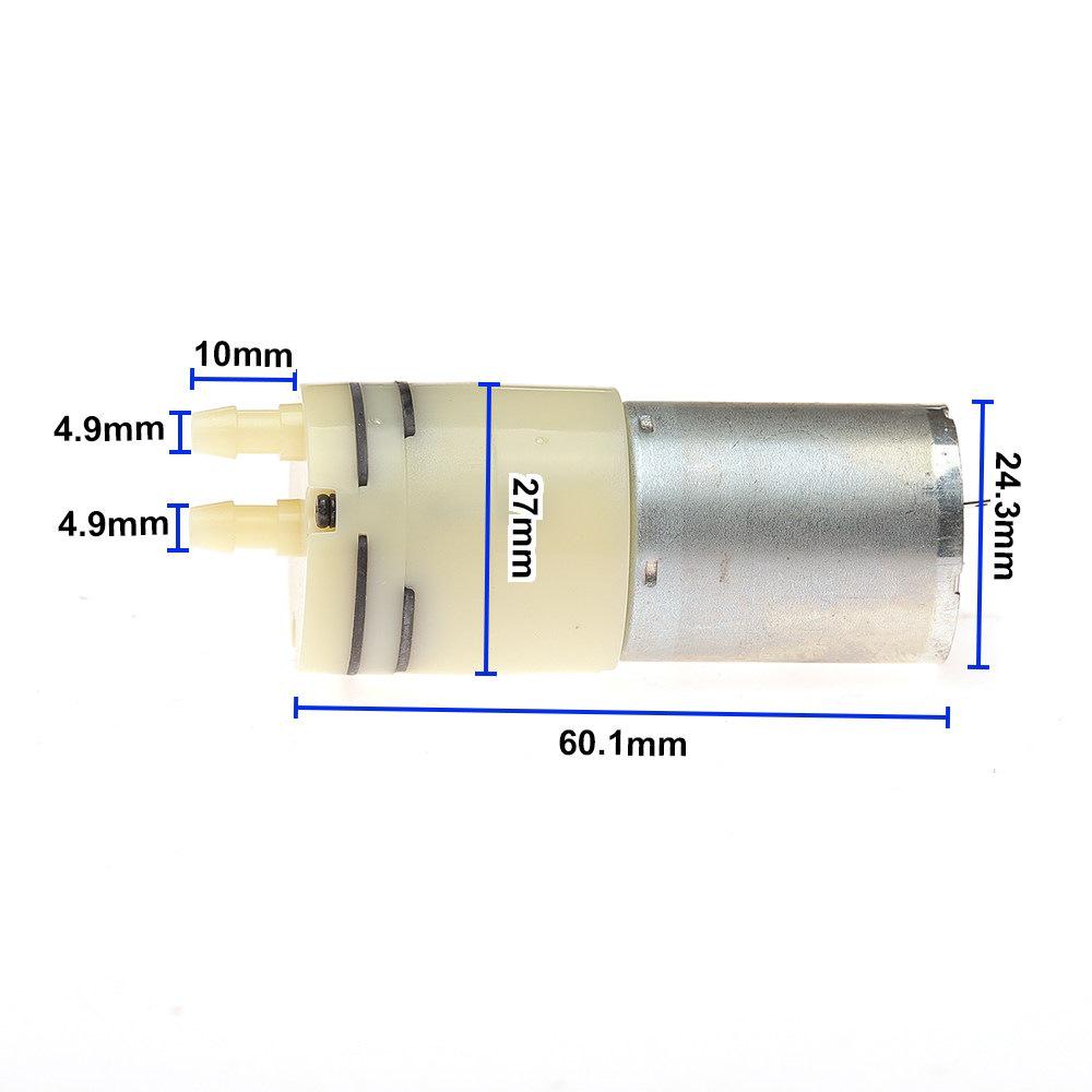 370 DC3.7V Mini Self-Priming Water Pump for Drinking Fountains & Tea Brewers with Precious Metal Brush