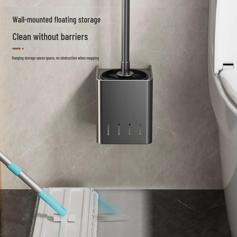 Cmaos Wall-Mounted Toilet Brush Set with Holder
