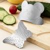 Stainless Steel Finger Guard Cutting Shiel Adjustable Vegetable Cutting Thumb Guard Finger Protector Tools Kitchen Gadget