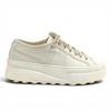 Great GUCCI sneakers tennis 1977 Platform with logo white GG canvas 36.5 746767 Used