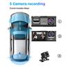 Auto DVR HD 1080P Palubní kamera IPS Videorekordér Cyklus Palubní kamera Zrcadlo Řídicí rekordér Noční vidění
