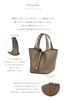 LASIEM Women's Cube Bag with Bag-in-Bag, Genuine Leather, 2-Way Bag, Shoulder Bag, Lightweight, Crossbody Bag