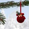 Tomteklocka Hänge Julgranskulor Juldekoration 36*19.5cm Mångsidig Heminredning Charmiga Klockhängen
