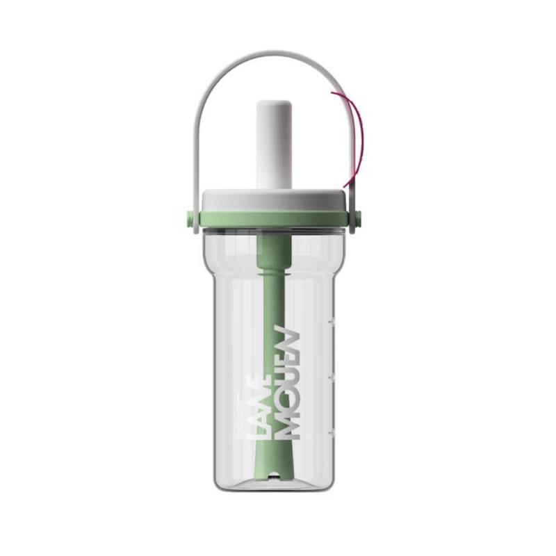 Lan Meng Portable Sports Water Bottle with Straw
