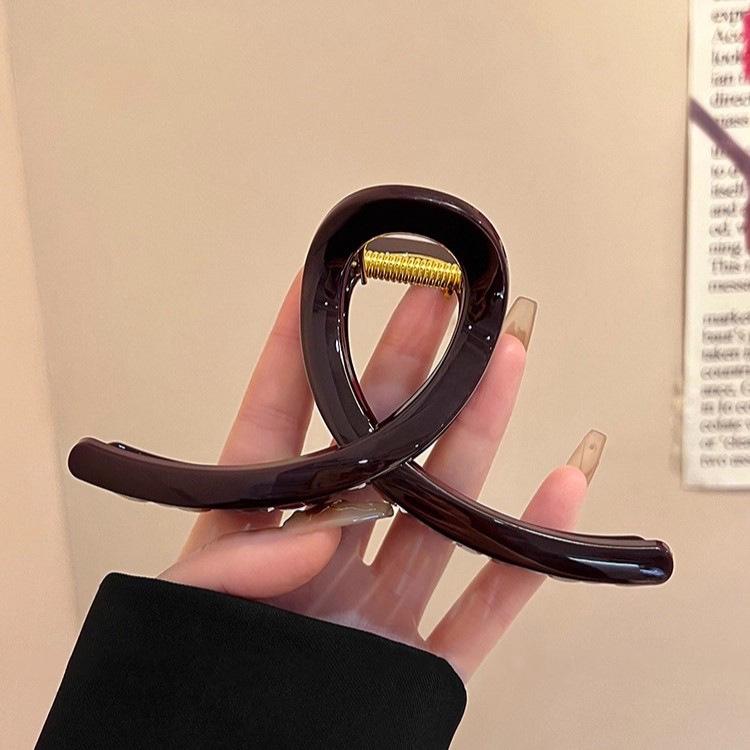 

2024 High-End Headdress: Autumn/Winter Red Claw Updo Clip