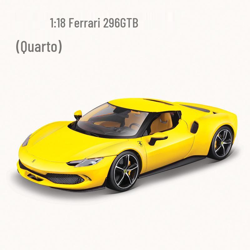 

Bburago Ferrari 1:18 296GTB Спортивный автомобиль Модель из сплава Игрушка