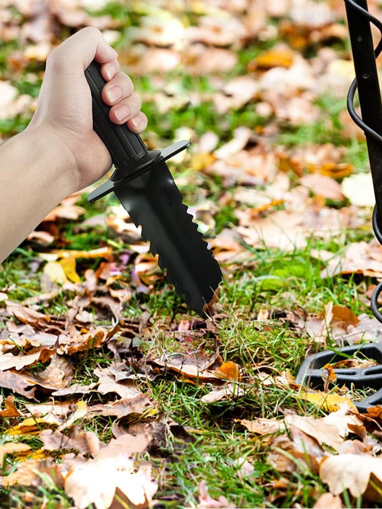 Garden Shovel Planting Spade Outdoor Camping Survival Spade Trowel Stainless Steel Portable Shovel Weeding Tools