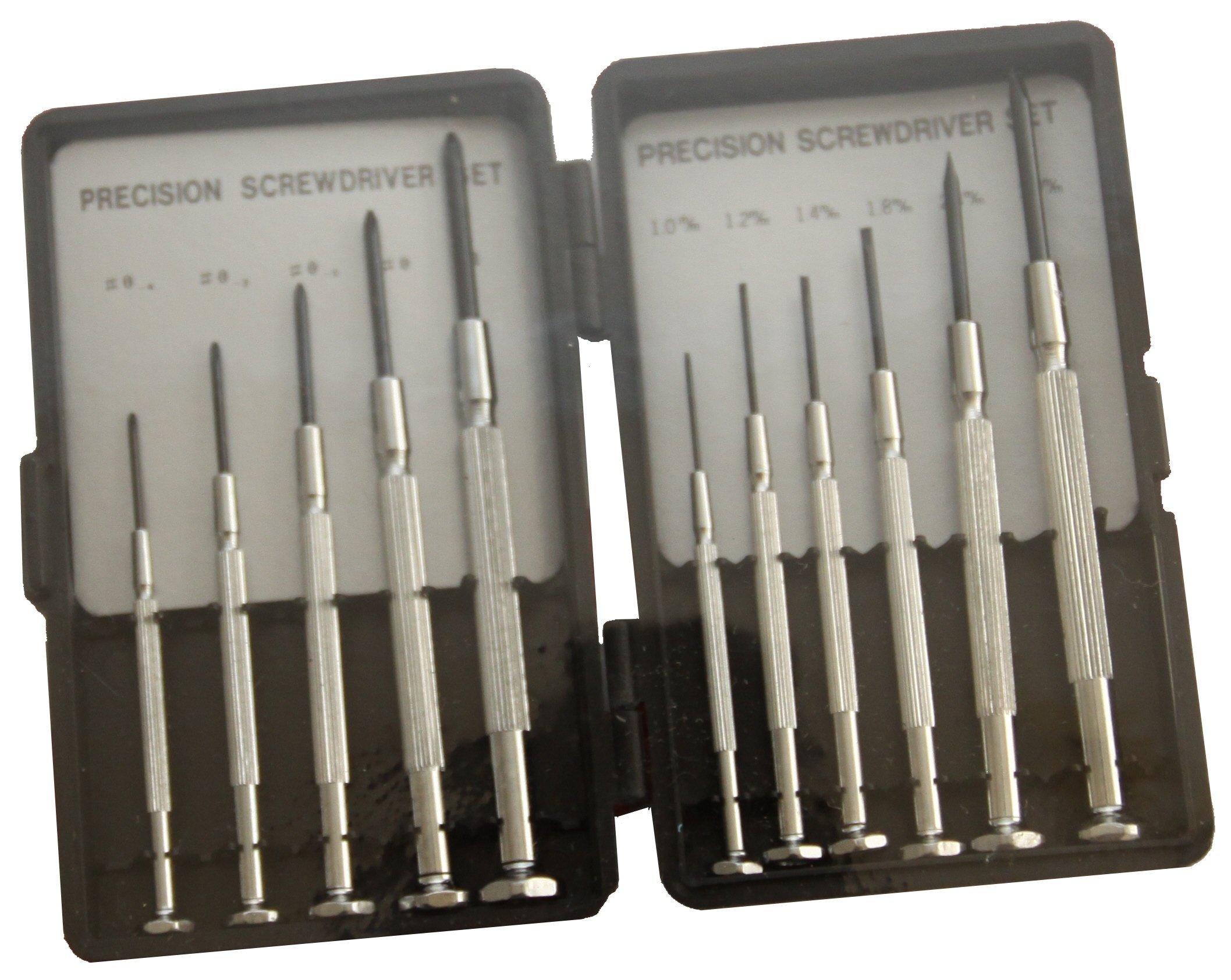 

ESCO Precision Driver Set EA552GC 11-Piece (Plus-Shaped)