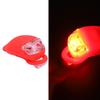   Silicone   FrontCelsiusRear LED Warning Light Waterproof Bike Flash Lamp Black