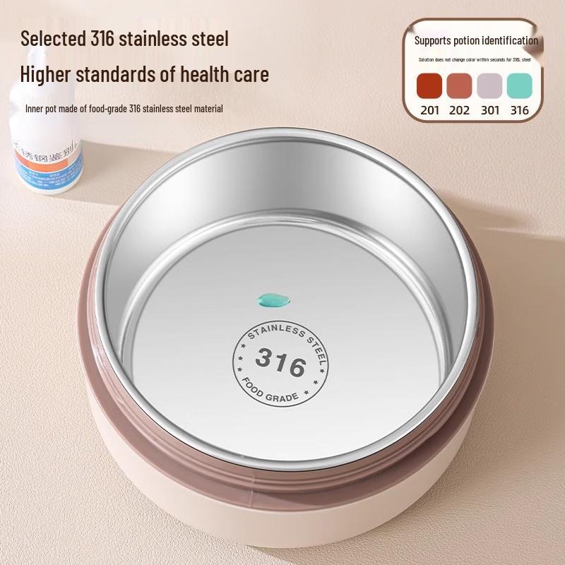 316L Stainless Steel Insulated Microwaveable Lunch Box