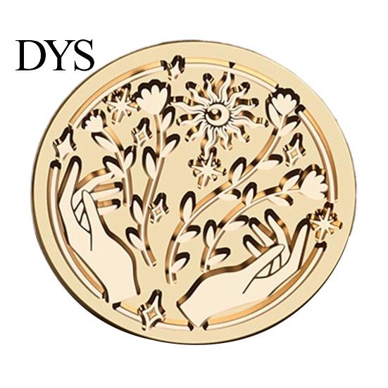 Custom Wax Seal Head Vintage European Magic Themed Stamp Head, Solid Brass Exquisite Creative Gift Packaging Engraved Sealing for Journal Envelope
