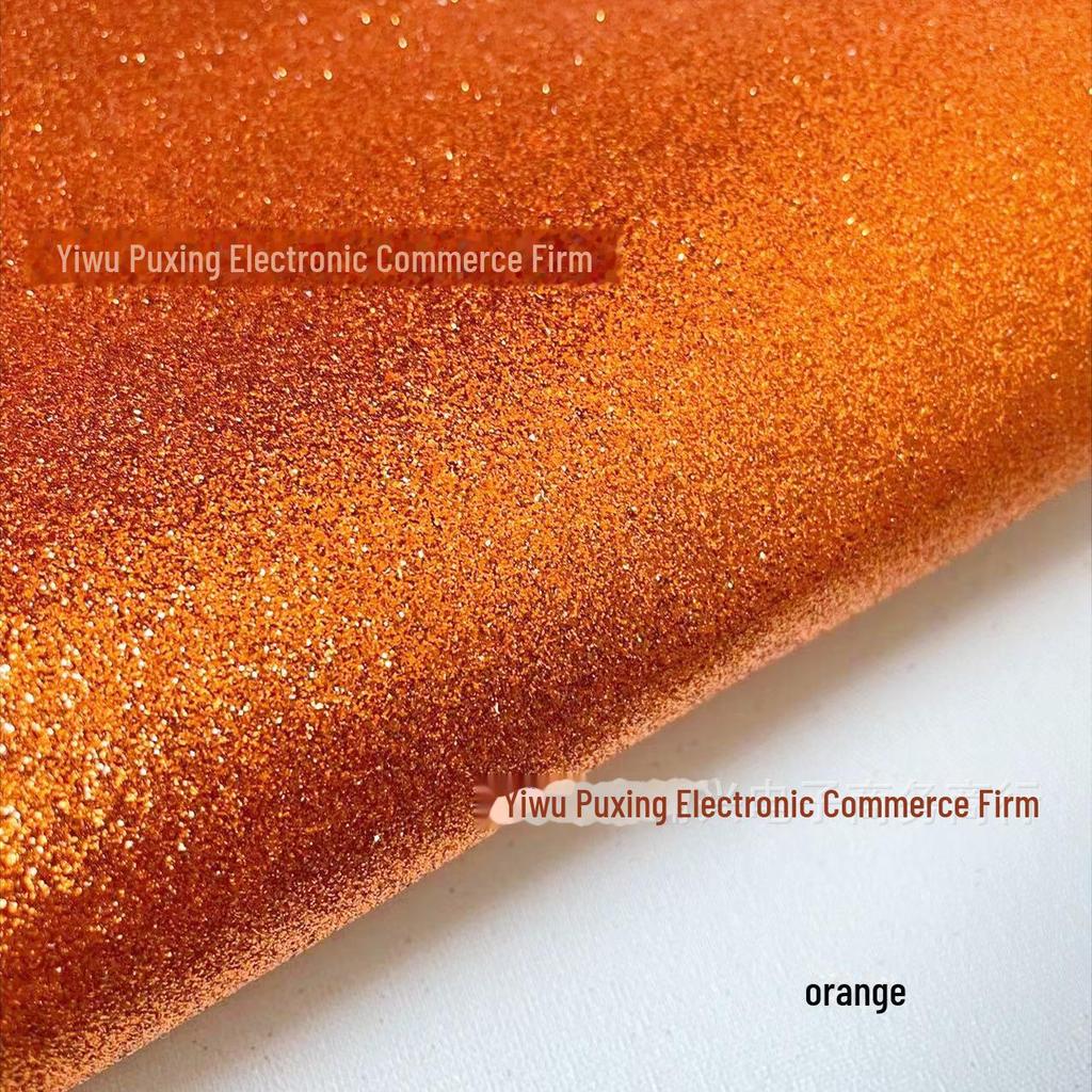 PU koža trblietavá látka s prechodovou dúhou a zlato-strieborným trblietavým efektom