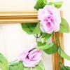 Beautiful Fake Flowers Garland Waterproof Faux Silk Flower Easy-Care