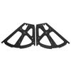 Shoes Cabinet Hinge 2 Layer Flip Turning Rack Cold Rolled Steel Furniture Accessory Black