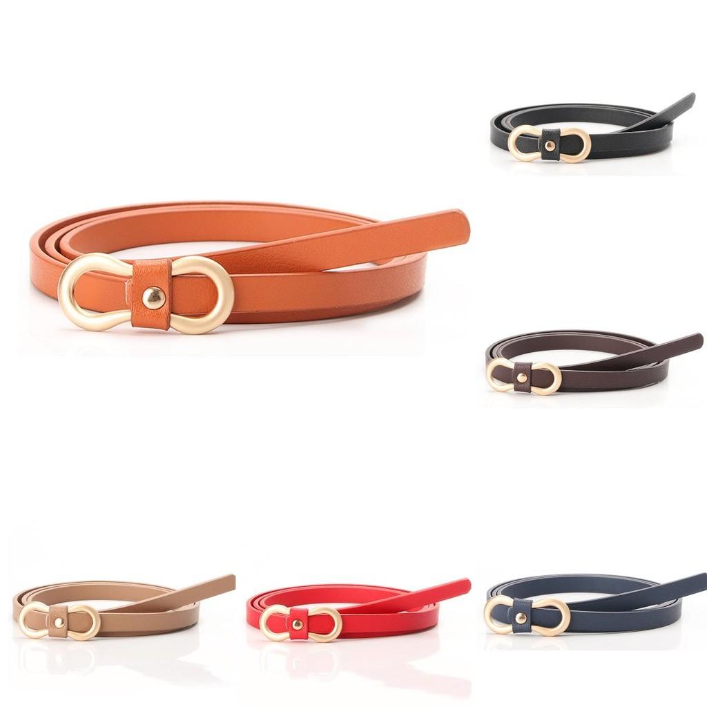Pu Womens Fashion Waist Belt For Jeans Dresses With Alloy Buckle For Daily Use