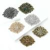 Rhinestone Bridals Brooch for Women Unisex Retro Crystal Pins Banquets Party Backpacks Gift Jewelry Accessories