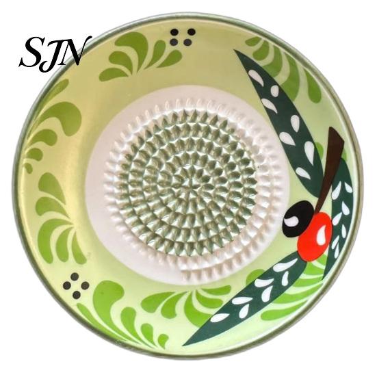 Ręczny Akcesorium Kuchenne do Tarcia Ceramiczna Tarcza do Tarcia Imbiru i Czosnku, Tarka z Ostrymi Zębami, Łatwe Niezbędne do Pasty do Czyszczenia Tarki Puree