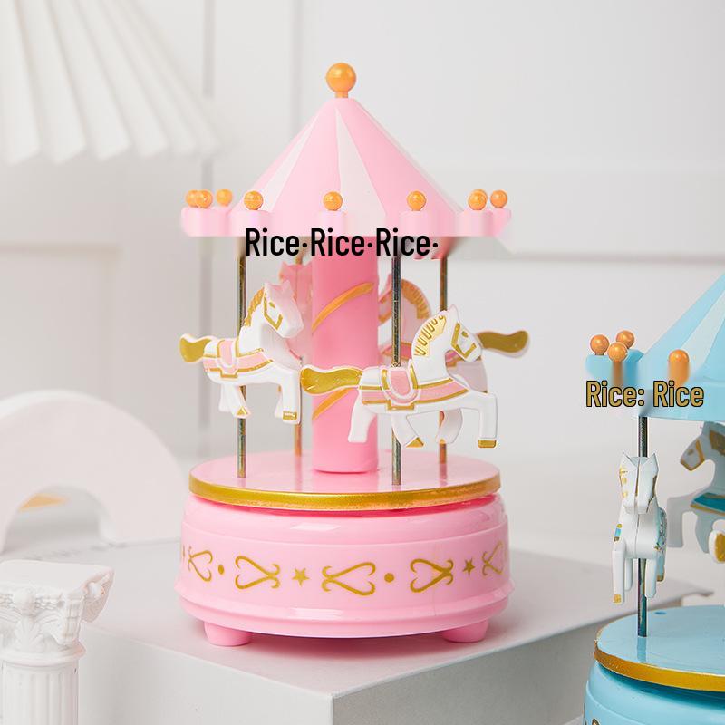 Carosello Musicale Decorazione Torta di Compleanno - Decorazione Feste Fai da Te per Bambini