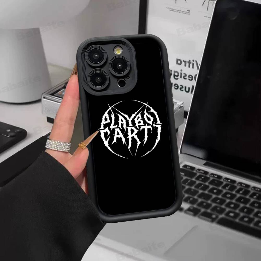 Rapper P-Playboi C-CartiS Silicone Phone Case For IPhone 17 Pro Max 16 15 14 13 12 11 Plus 17 Air