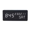 Creative Wood Clock Perpetual Calendar Lazy Wood Silent Alarm Clock Gift Clock Digital Alarm Clock Screen Printing