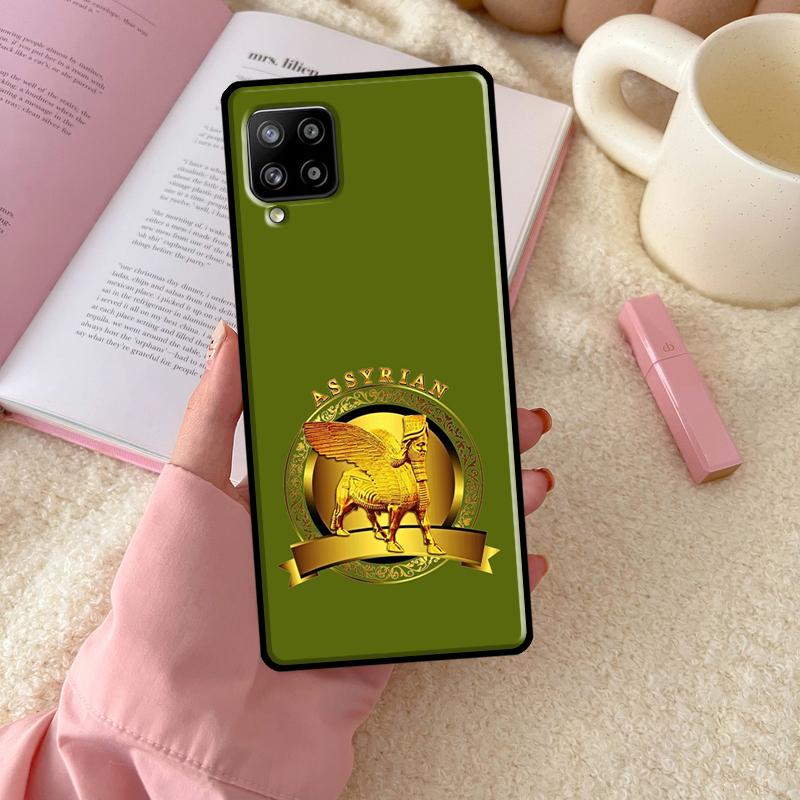 Lamassu Assyrian Winged Bull For Samsung Galaxy A55 A35 A15 A32 A12 A22 A52 A54 A34 A14 A56 A36 A26 A16 A13 A53 A06 Case