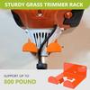 Wandmontierter Trimmerständer Garagenorganizer Freischneiderhalter Schwerlast Garten Elektrowerkzeug Aufhänger für Schuppen Werkstatt Rasentrimmer Heckenschere
