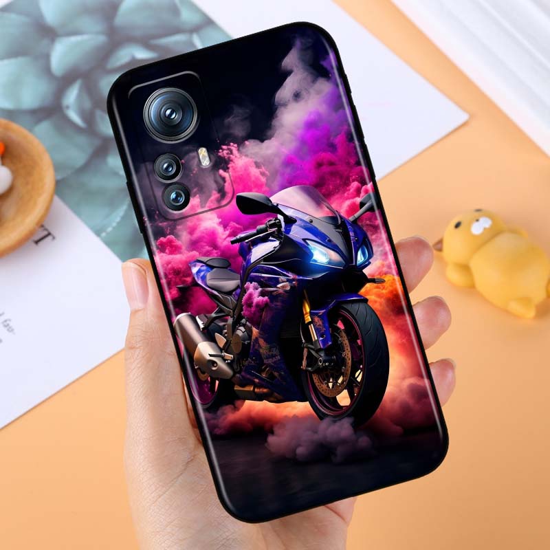 Model Rider Cool For Xiaomi Mi 15 14 13 13T 12 12T 12S 11 11i 11T Pro Ultra Lite 5G Black Soft Phone Case