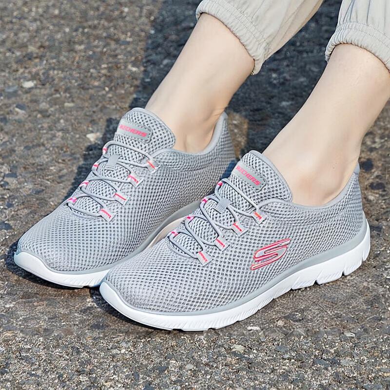 Skechers Zapatillas Deportivas de Caminar para Mujer sin Cordones