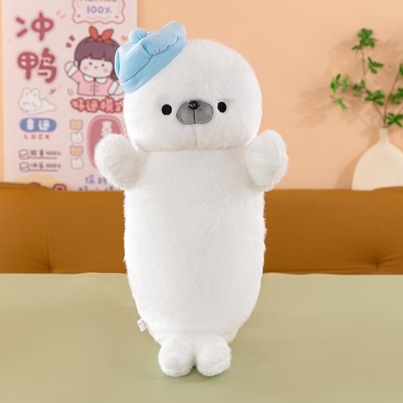 Cartoon Ocean Otter Plush Toy Doll Pillow Seal Otter Animal Birthday Gift Boy and Girl Environmental Companion