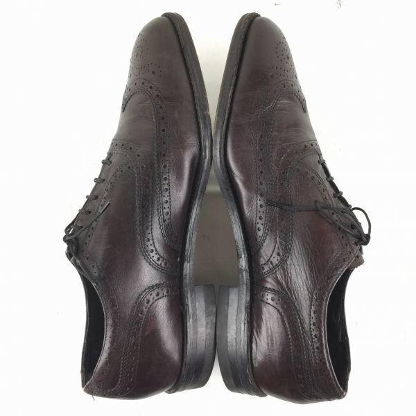 FREEMAN Vintage Full Brogue Wingtip Business Shoes Brown size 10.5D(USED)