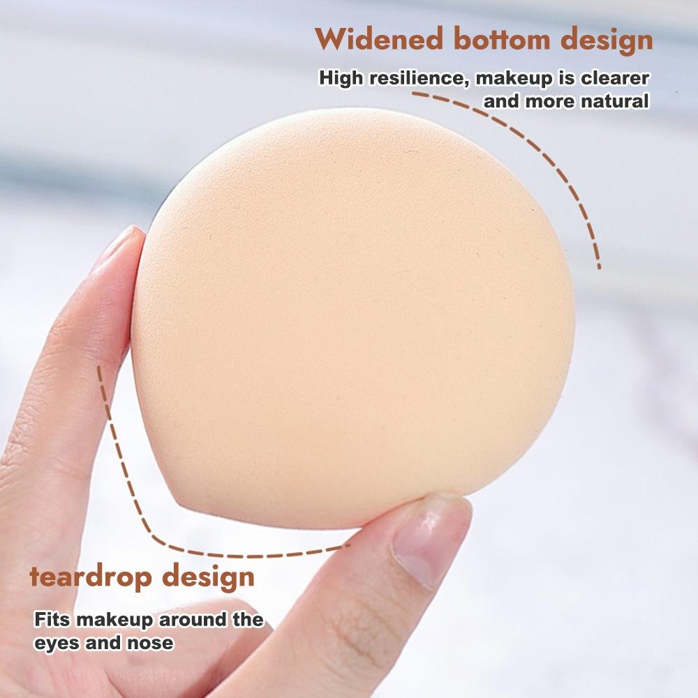 GECOMO XL Marshmallow Makeup Puff, Drop-shaped Soft Durable Powder Puff, Not Absorb Foundation Sponge Puff