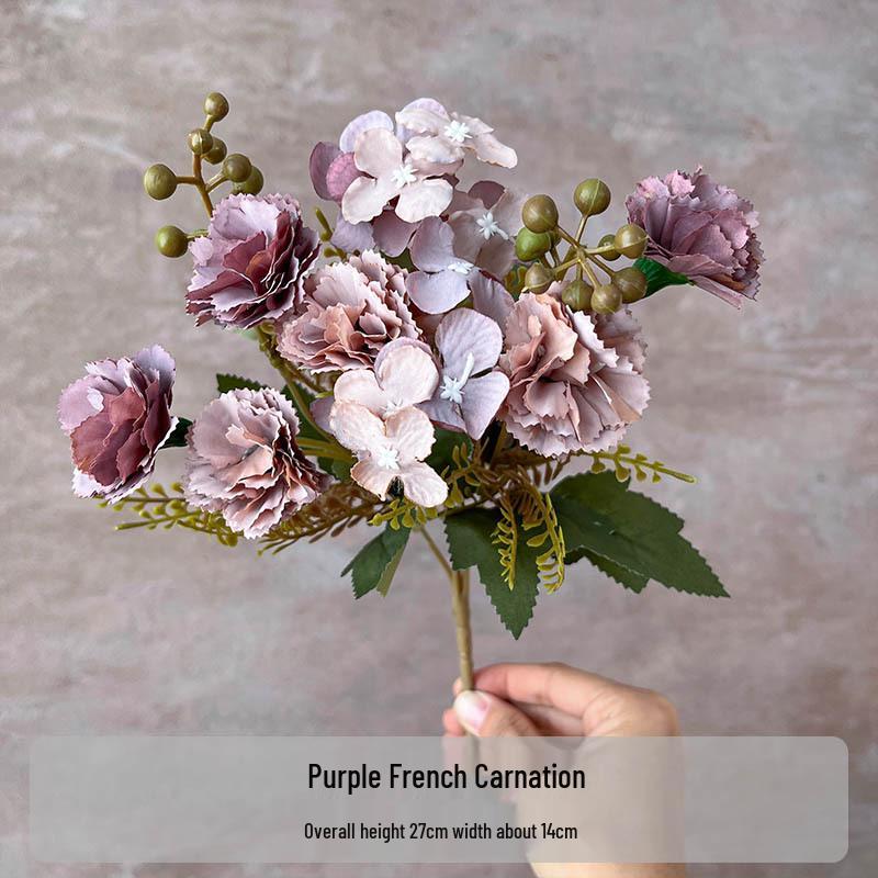 Flori Artificiale Seria Violet: Floral Decorativ Elegant pentru Casă, Nuntă, Cameră Model și Decor Moale.