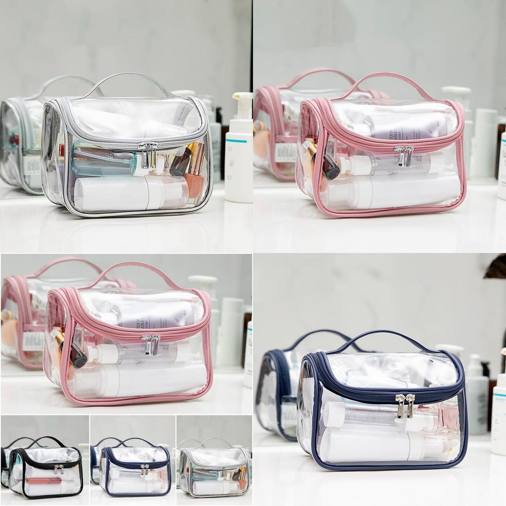 Wasserdichte Transparente Laser Kosmetiktasche mit Hohem Fassungsvermögen für Reisen und Outdoor-Aktivitäten