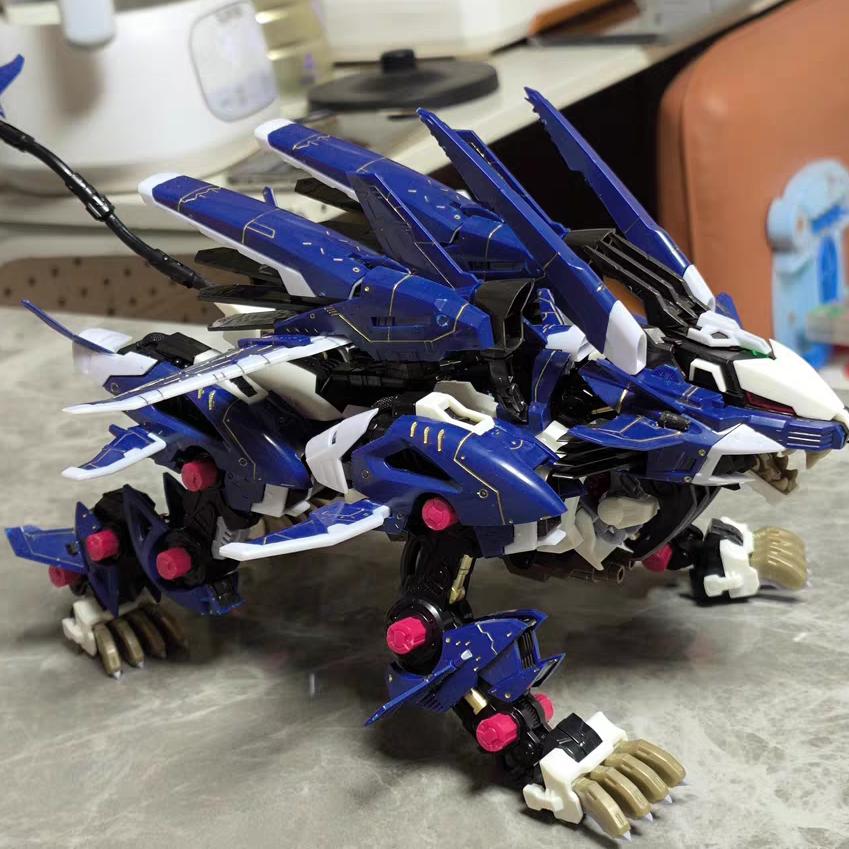 BT Building Blocks RZ-041 Blue Liger Zero Jager 1:72 Scale Full Action Plastic Kit Assemble Model Christmas Gifts For Children