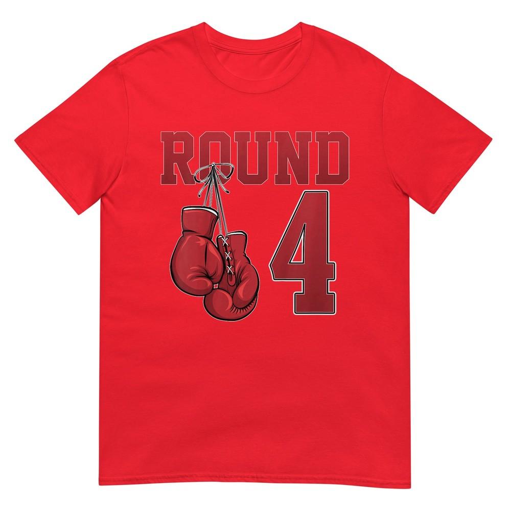 Kids 4th Birthday Boxing Boy 4 Years Old Boxer Bday Party Tshirt S