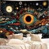 Cosmic Fantasy Colorfulness Digital Printing Polyester Wall Hanging Tapestry Decorative Living Bedrooms Office Background Gift