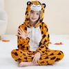 Pigiama Tuta con Cappuccio Invernale per Bambini Capibara Flanella Costume Vestiti Jumpsuit Indumenti da Notte Accappatoio per Bambini