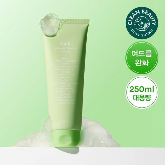 ABIB Acne Foam Cleanser, Large Capacity 250ml