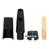 M MBAT Tenor Saxophone Cap Clip Accessory Set Tenor Saxophone Mouthpiece Cap Clip Reed Toothpads Woodwind Instrument Accessories
