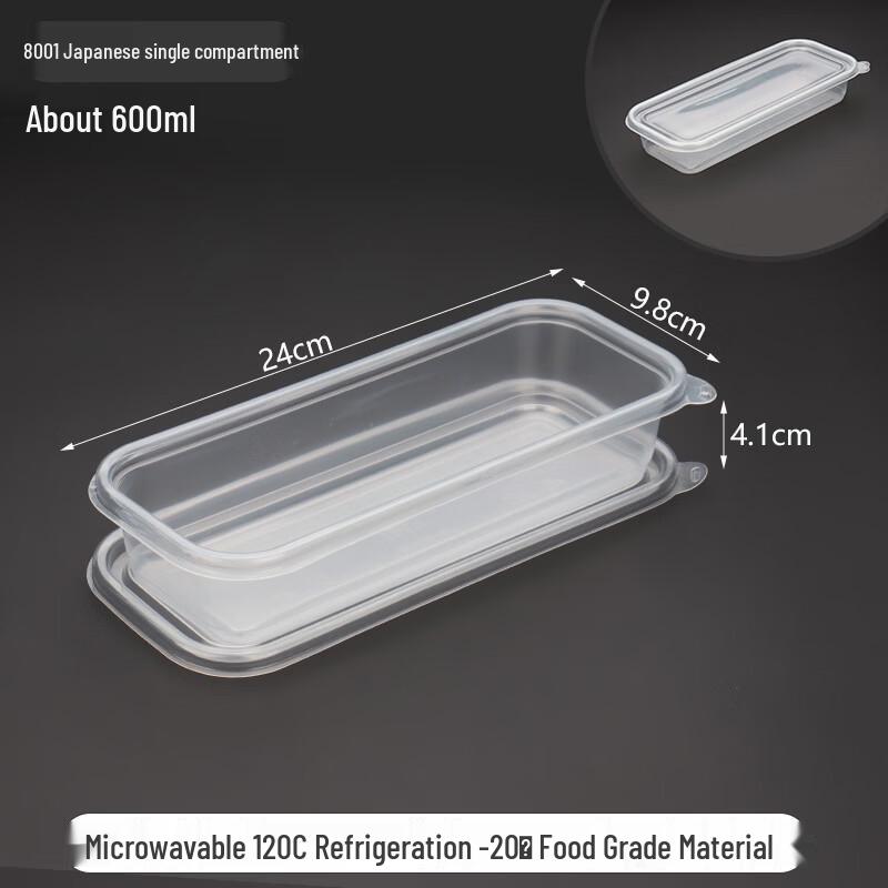 

JINMEILI 600ml Single Compartment Disposable Food Containers