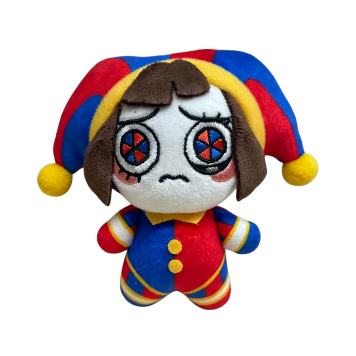 Kawaii The Amazing Digital Circus Pluche Sleutelhanger Set 3 Stuks Pomni Jax Caine Zachte Mini Poppen Voor Fans Tas Hanger En Verjaardagscadeau