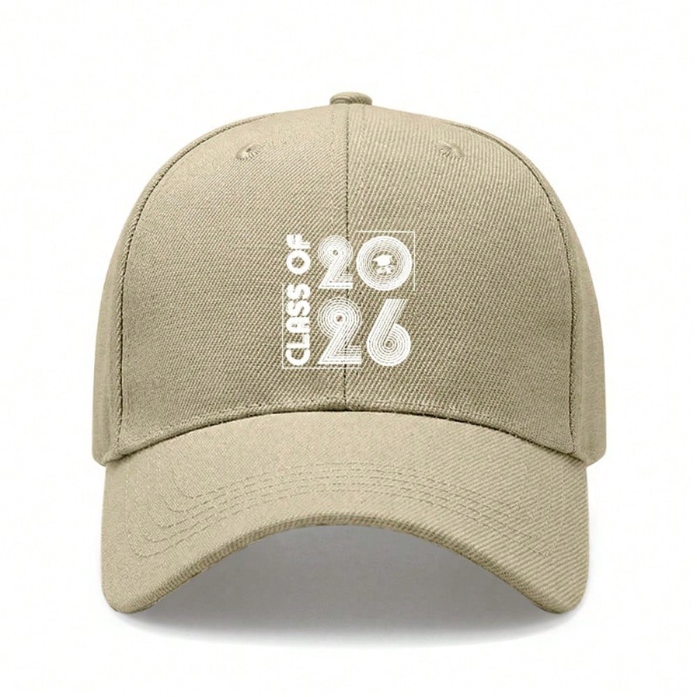 [Graduation Baseball Cap] Class Of 2026 Print Adjustable Polyester Hat Unisex  Casual Outdoor Sports - Gift For Graduates & Students